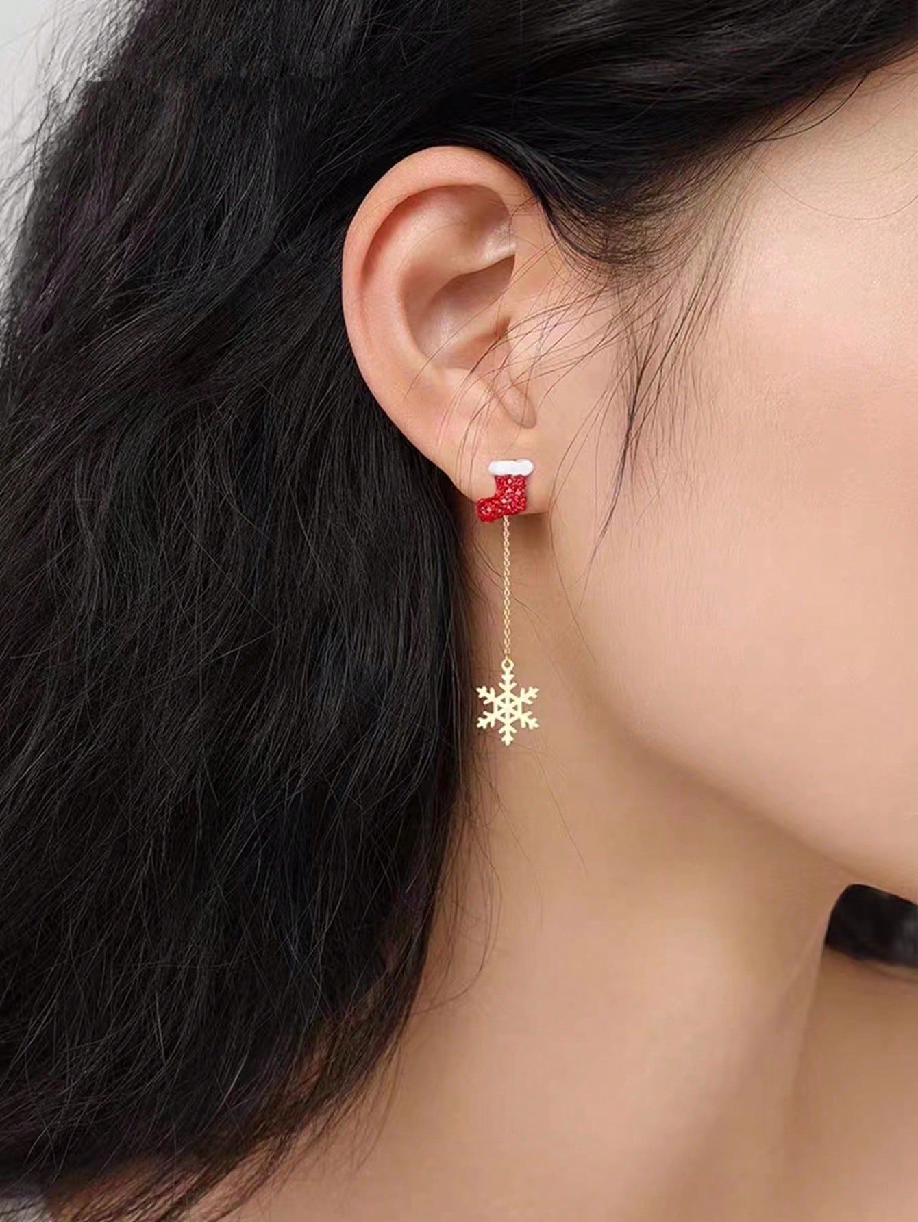 Christmas Santa Clause Earrings