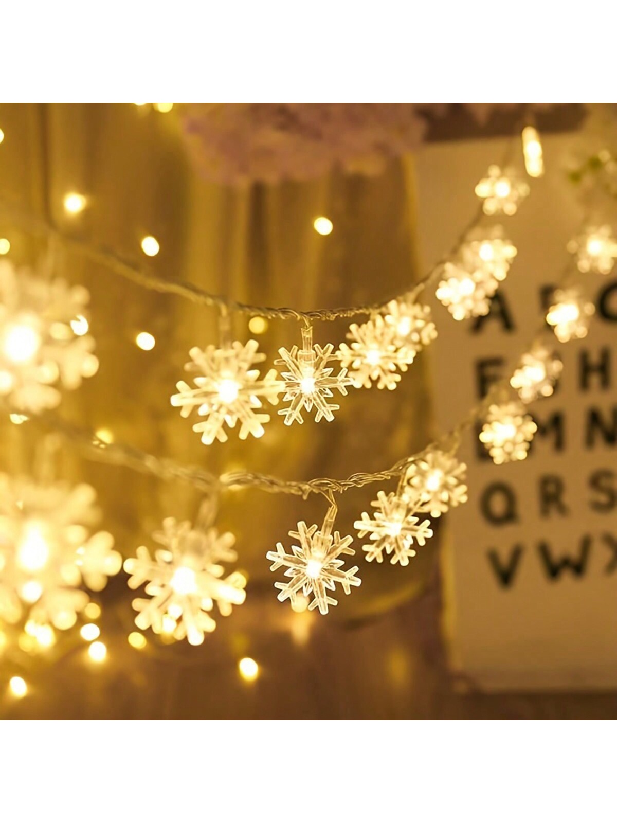 Snowflake String Lights
