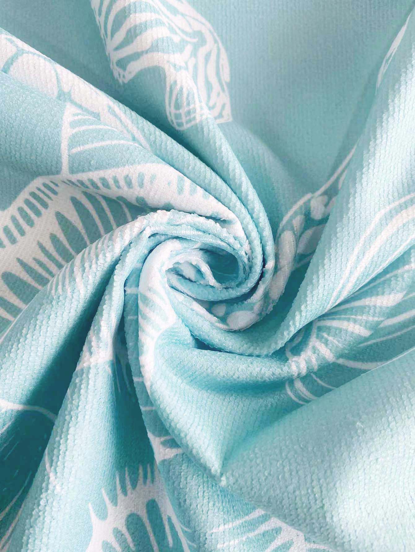 Turtle Pattern Beach Towel