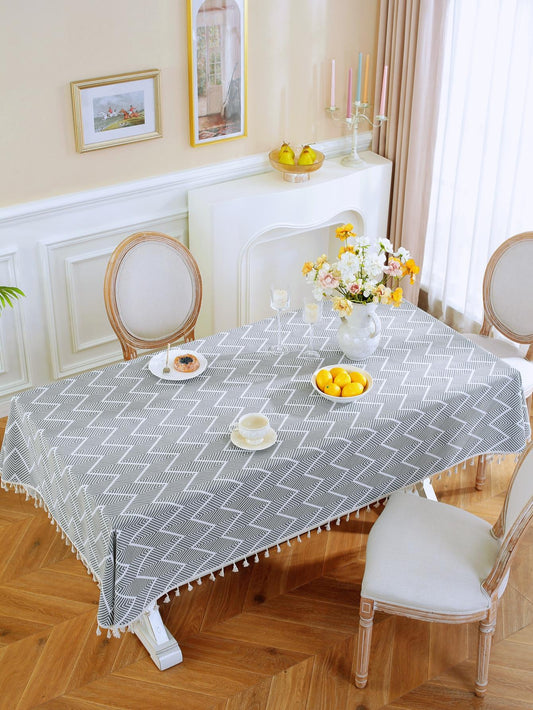 Bohemian style geometric tablecloth