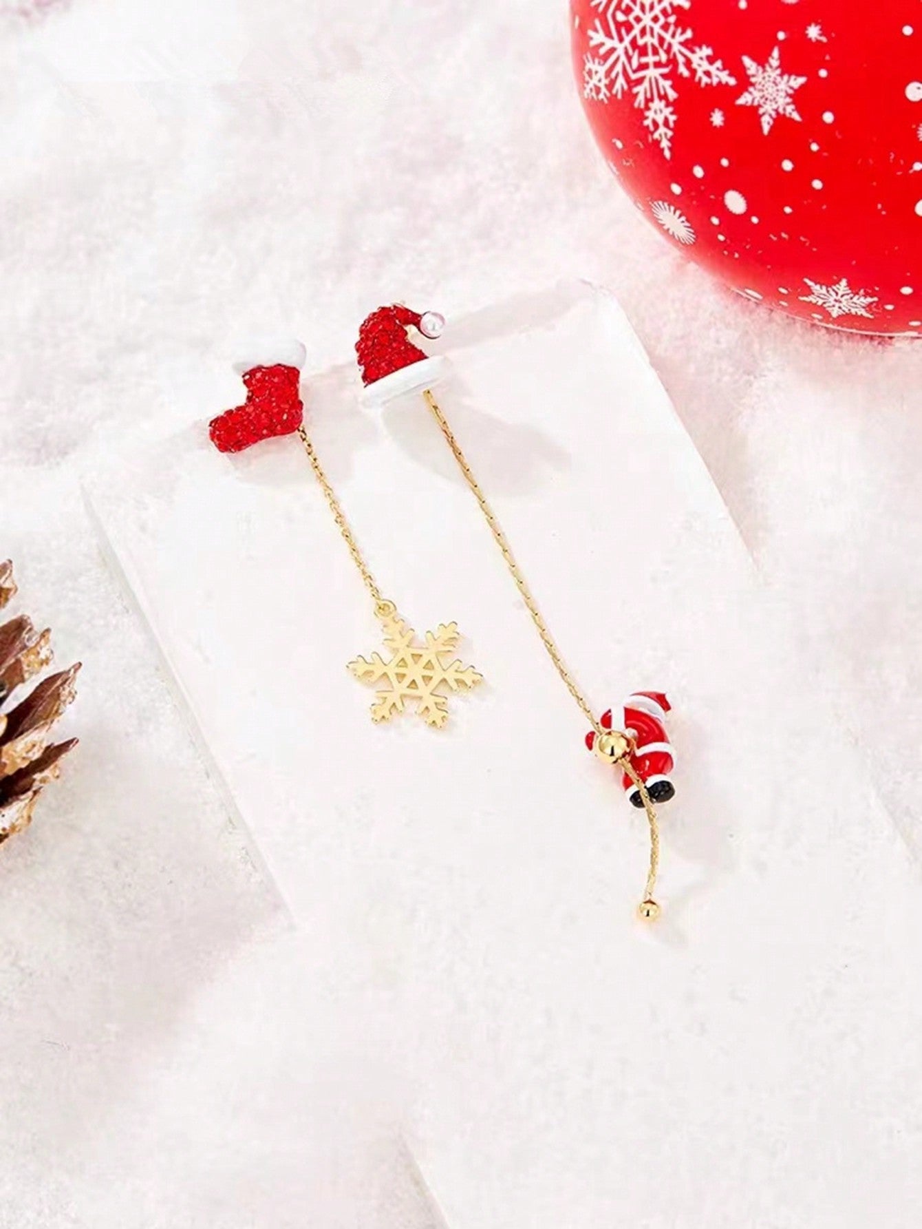 Christmas Santa Clause Earrings