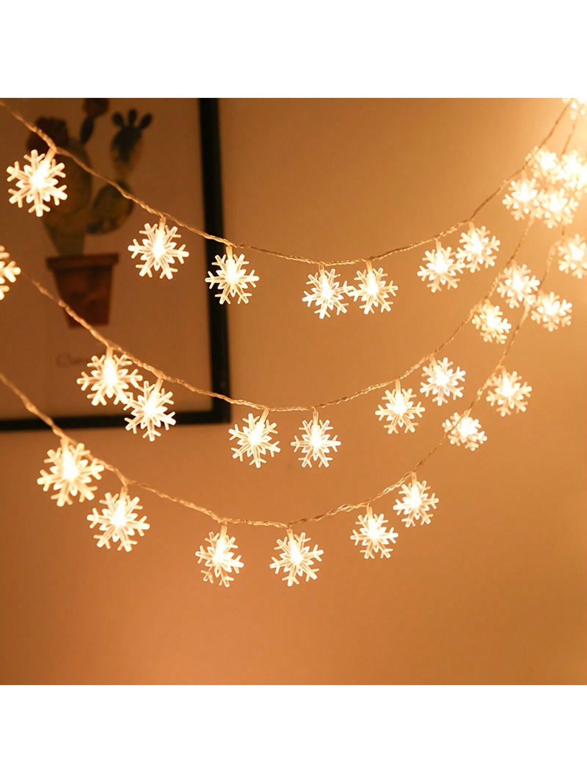 Snowflake String Lights