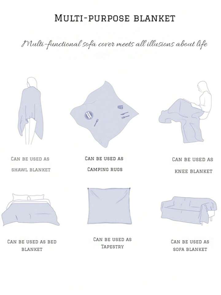 Geometric Pattern Throw Blanket