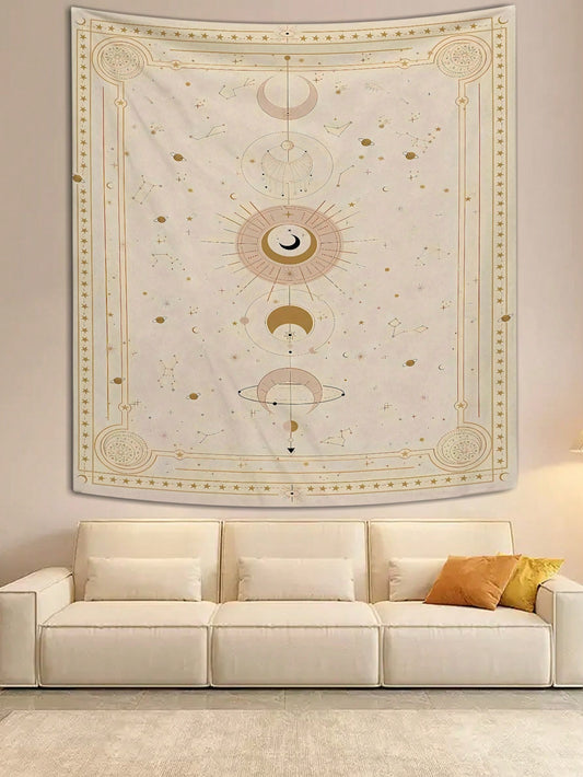 Moon & Star Bohemian Style Tapestry