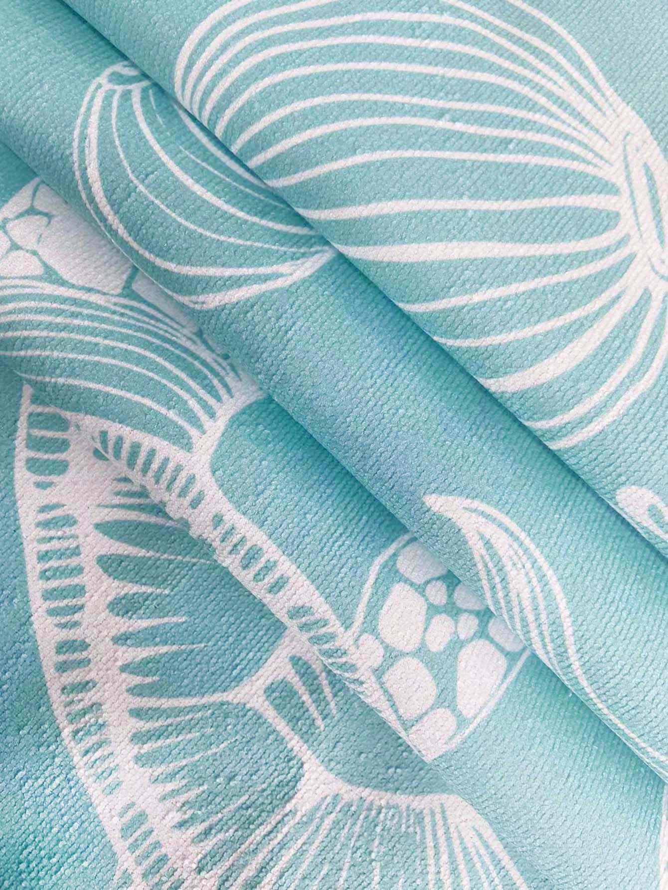 Turtle Pattern Beach Towel
