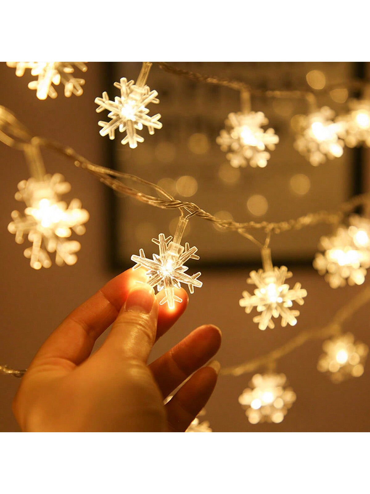 Snowflake String Lights