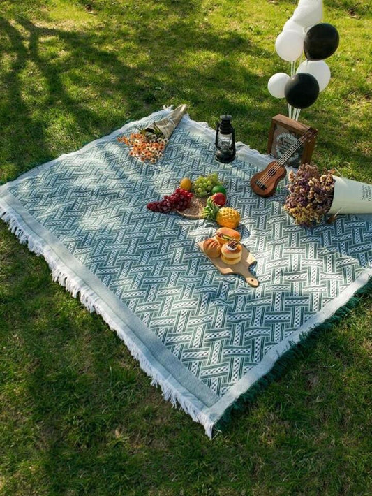 Geometric Pattern Picnic Mat