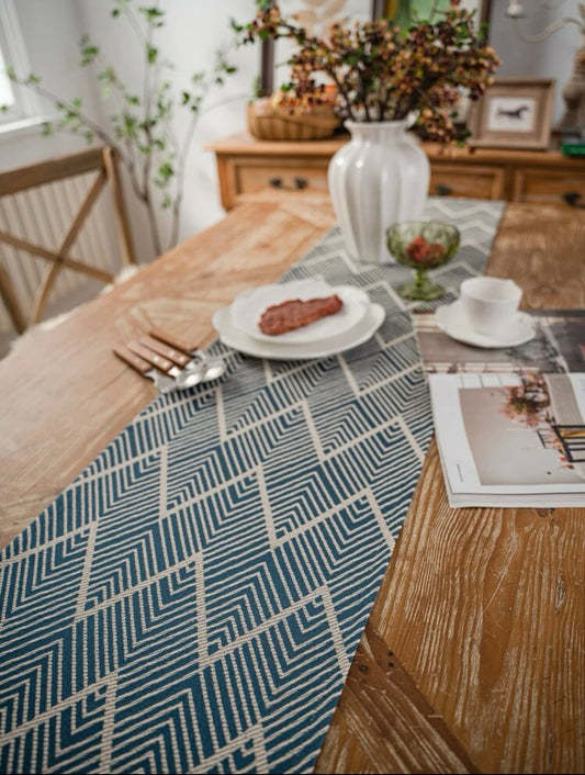 Geometric Pattern Table Runner