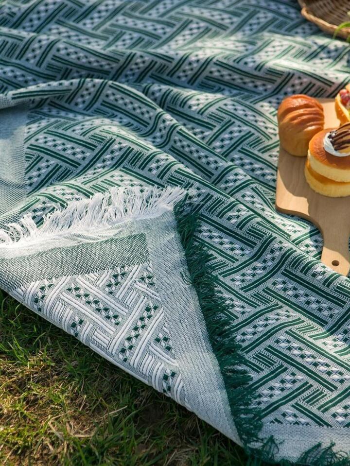 Geometric Pattern Picnic Mat