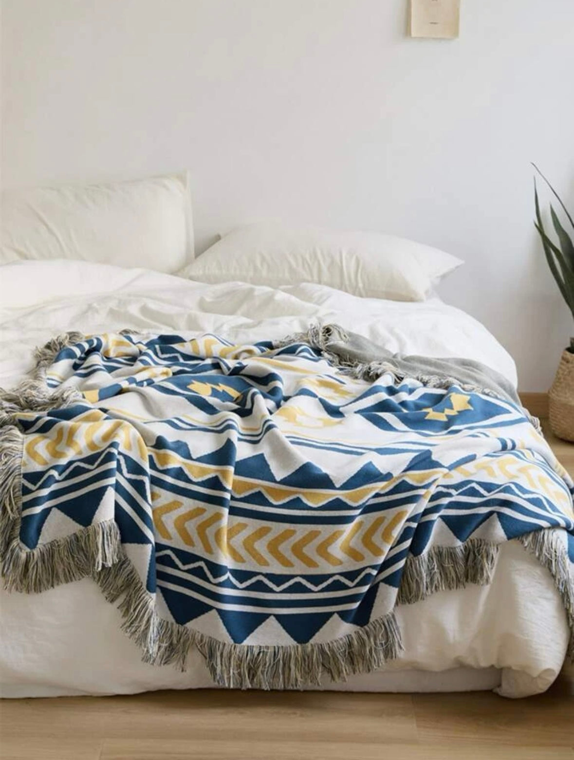 Knitted Throw Blanket