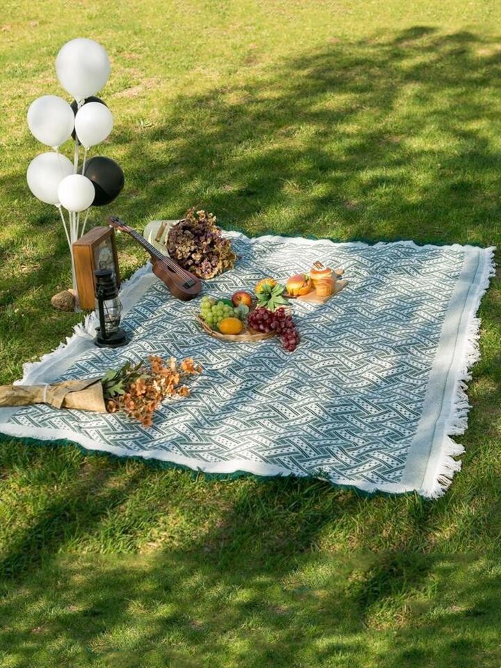 Geometric Pattern Picnic Mat
