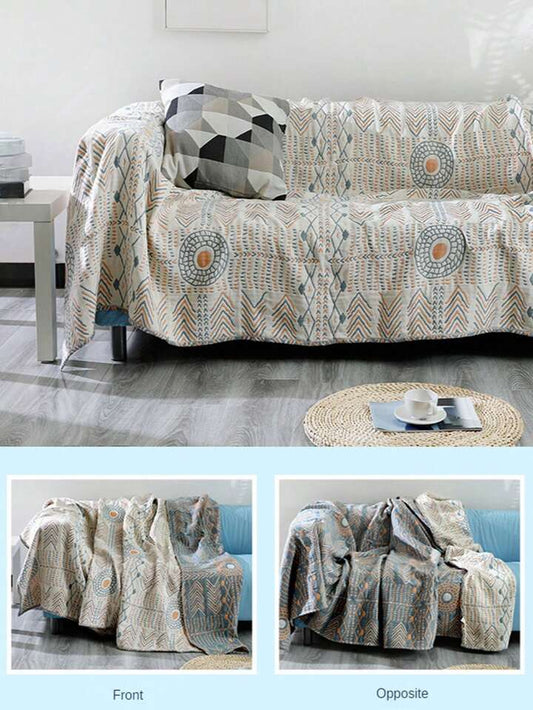 Geometric Pattern Throw Blanket